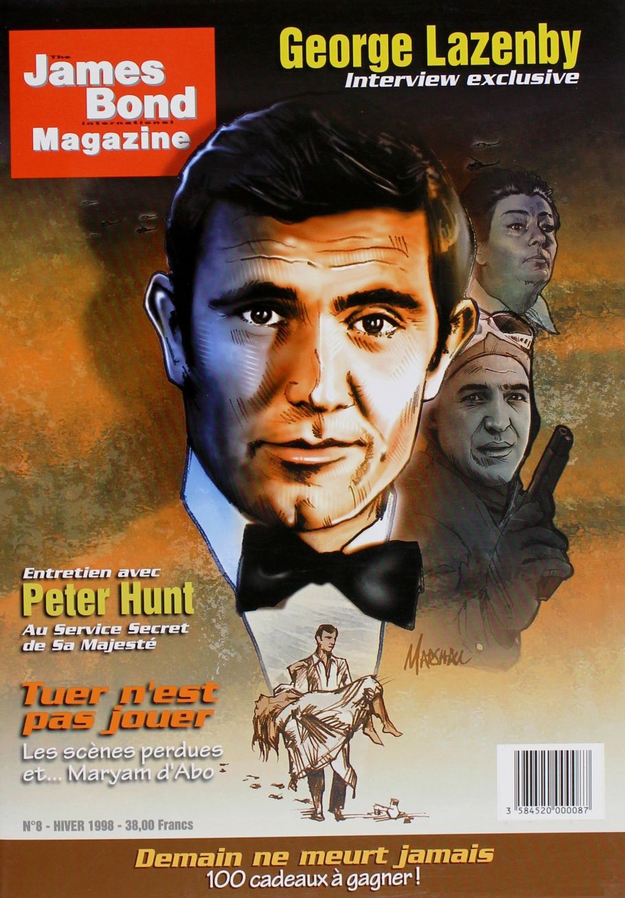 JAMES BOND magazine side cover Issue 8 Winter 1998