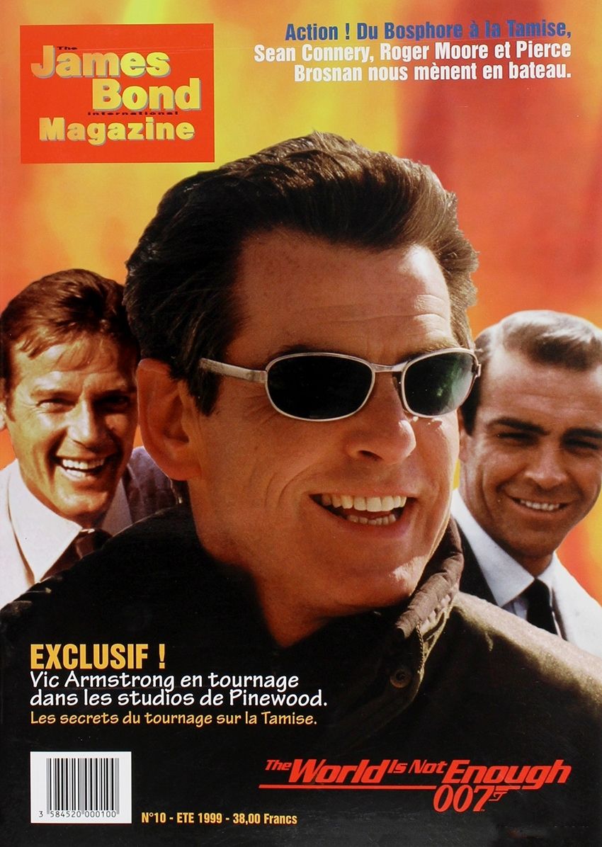JAMES BOND magazine side cover Issue 10 Summer 1999