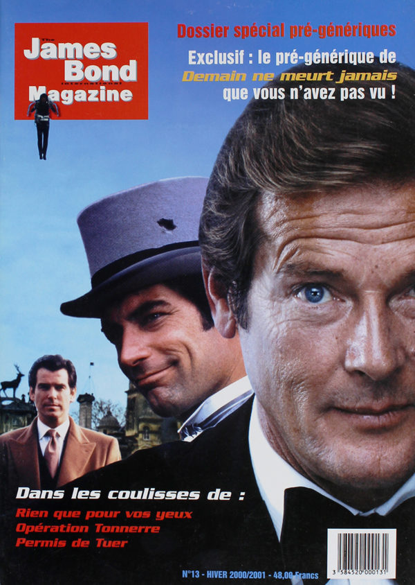JAMES BOND magazine side cover Issue 13 Winter 2000