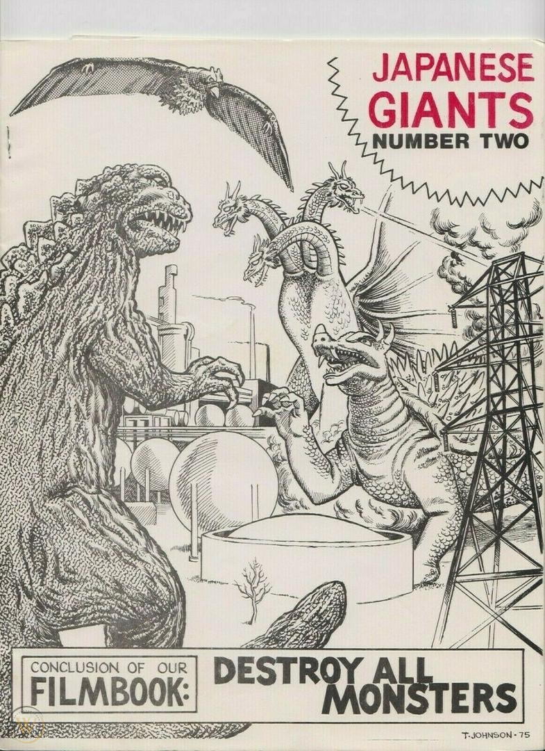 JAPANESE GIANTS magazine side cover Issue 2  April 1976