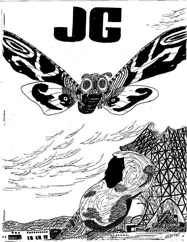 JAPANESE GIANTS magazine side cover Issue 3   1977