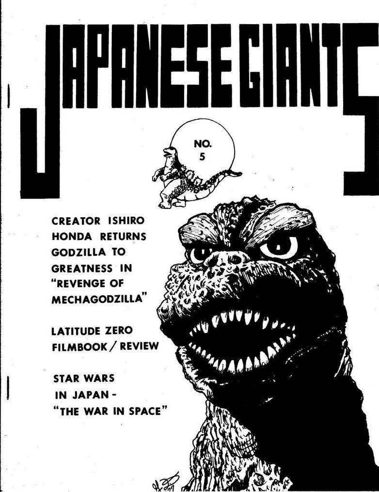 JAPANESE GIANTS magazine side cover Issue 5  October 1978
