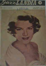 JAZZLANDIA magazine side cover  1954