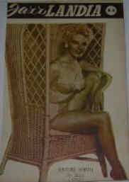 JAZZLANDIA magazine side cover  1956