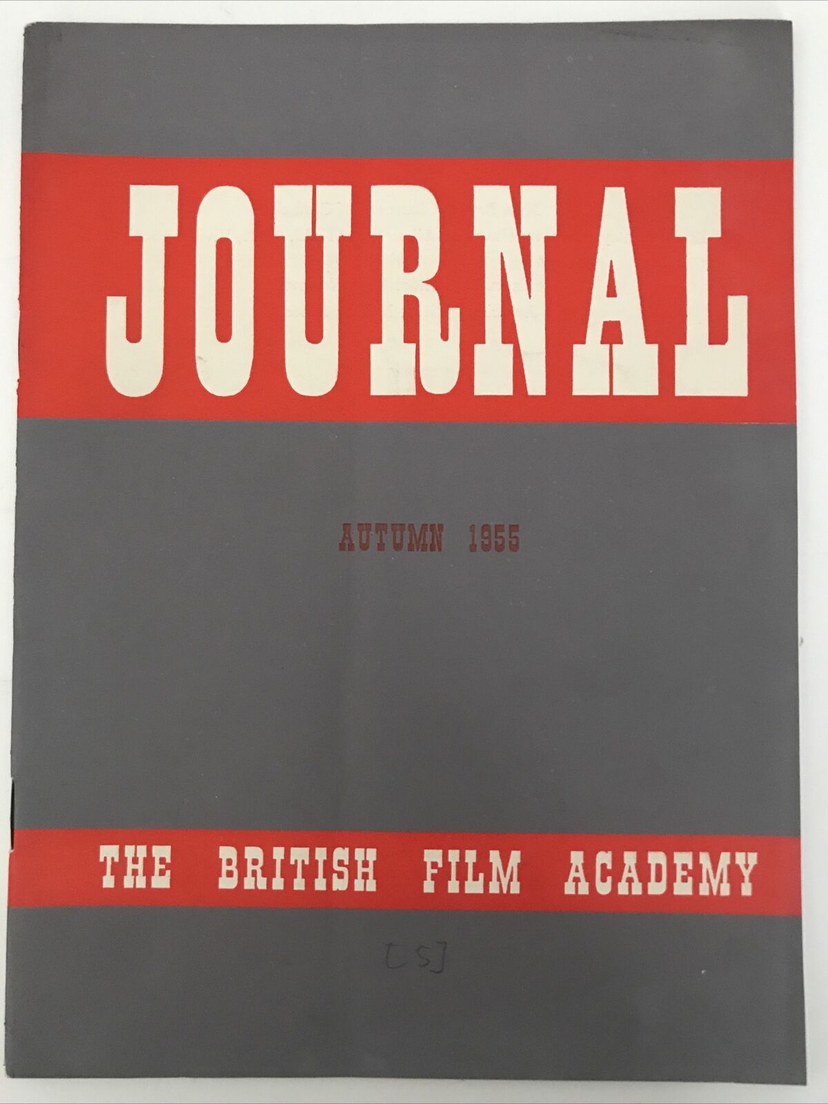 JOURNAL OF THE BRITISH FILM ACADEMY | THE magazine side cover Issue 5   1955