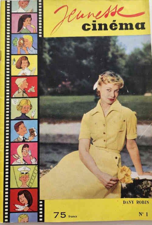 JEUNESSE CINEMA magazine side cover Issue 1  1957