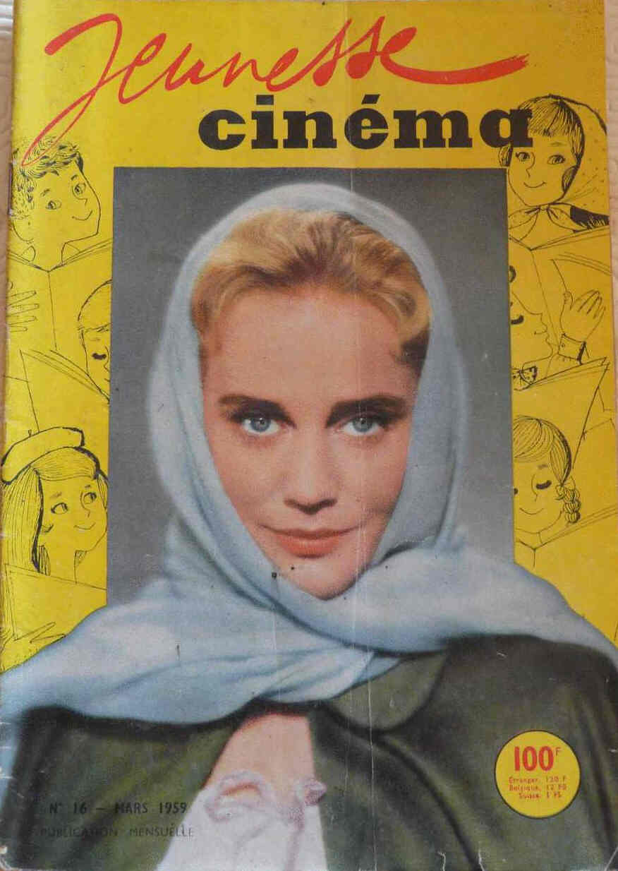 JEUNESSE CINEMA magazine side cover Issue 16 March 1959