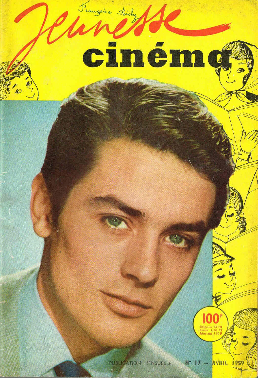 JEUNESSE CINEMA magazine side cover Issue 17 April 1959