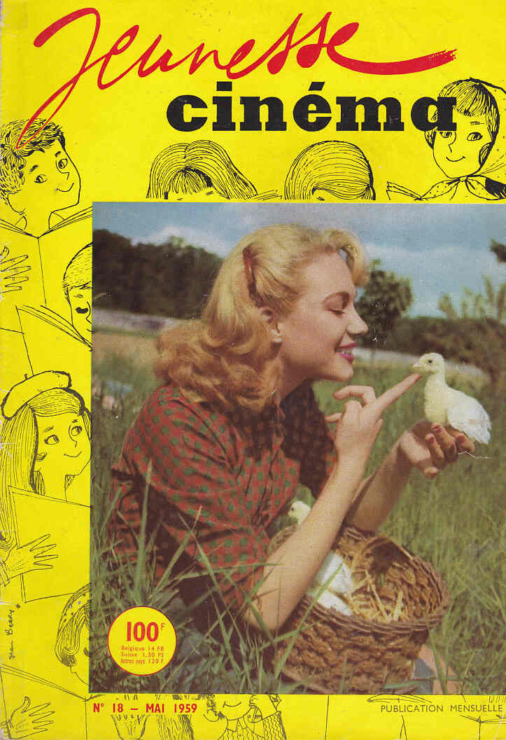 JEUNESSE CINEMA magazine side cover Issue 18 May 1959
