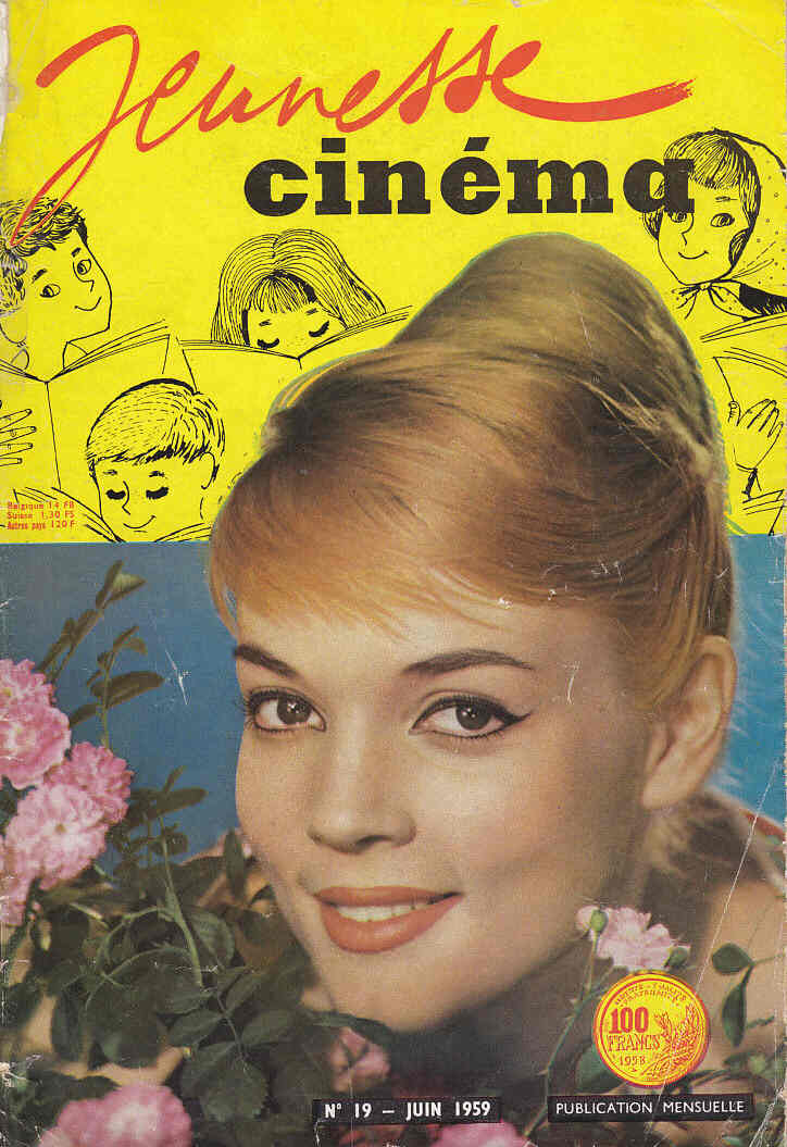 JEUNESSE CINEMA magazine side cover Issue 19 June 1959