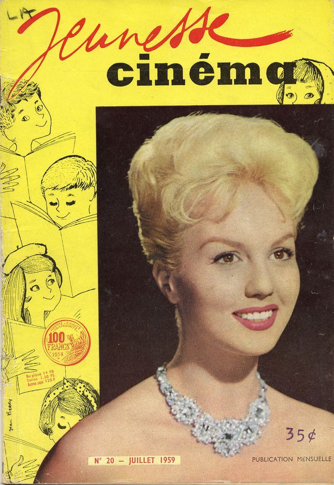 JEUNESSE CINEMA magazine side cover Issue 20 July 1959