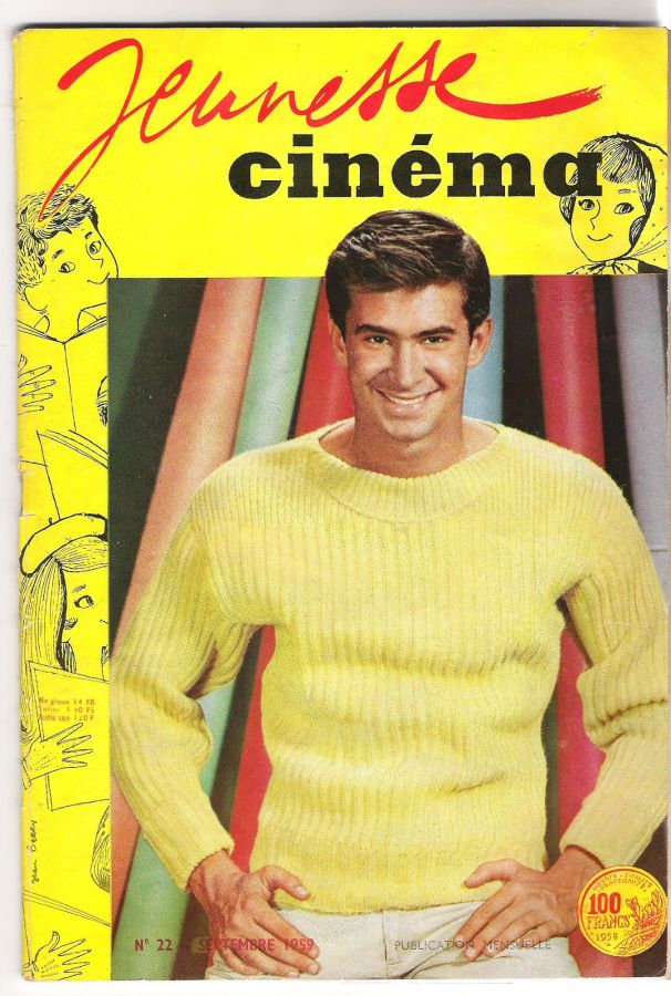 JEUNESSE CINEMA magazine side cover Issue 22 September 1959