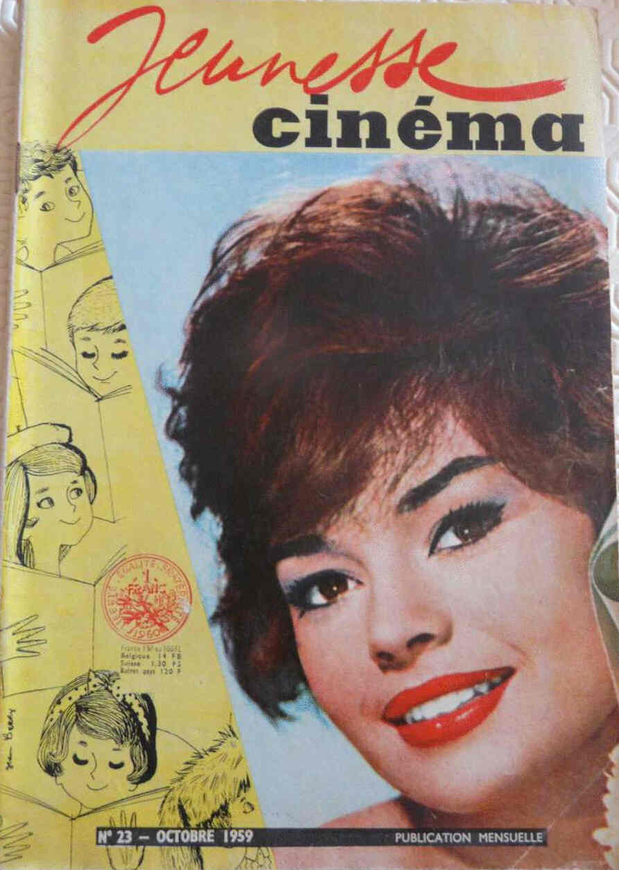 JEUNESSE CINEMA magazine side cover Issue 23 October 1959