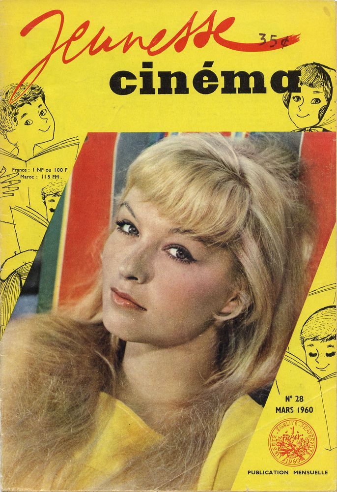JEUNESSE CINEMA magazine side cover Issue 28 March 1960