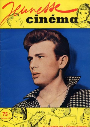 JEUNESSE CINEMA magazine side cover Issue 3 January 1958