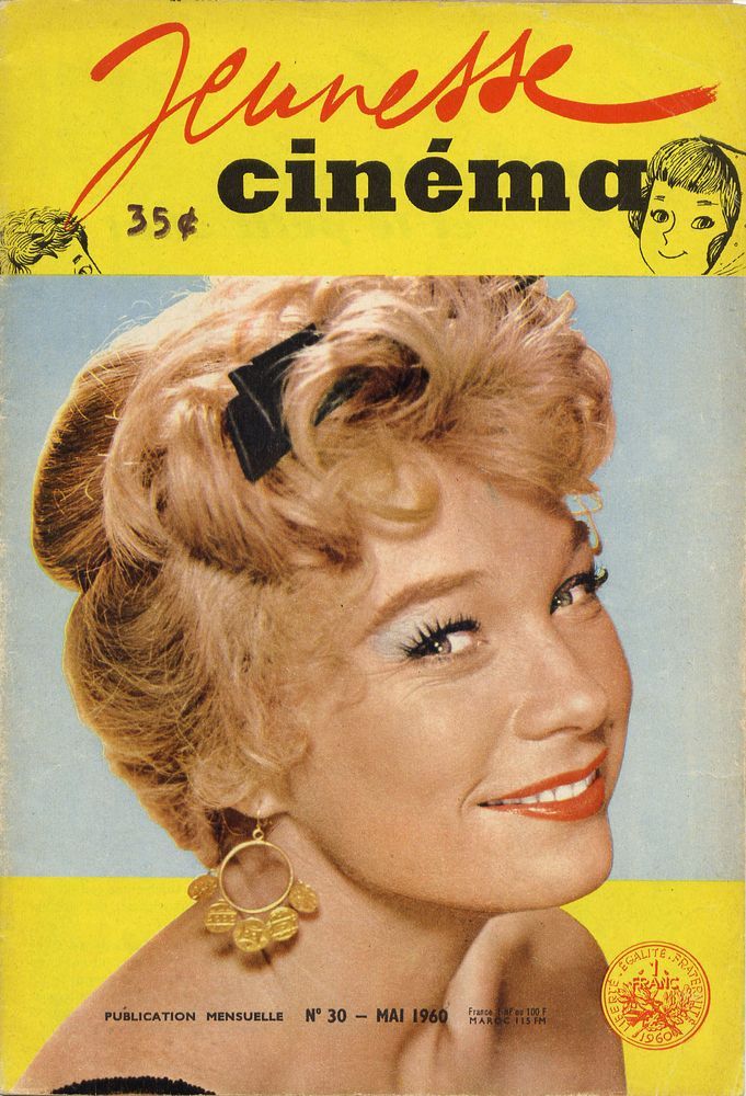 JEUNESSE CINEMA magazine side cover Issue 30 May 1960