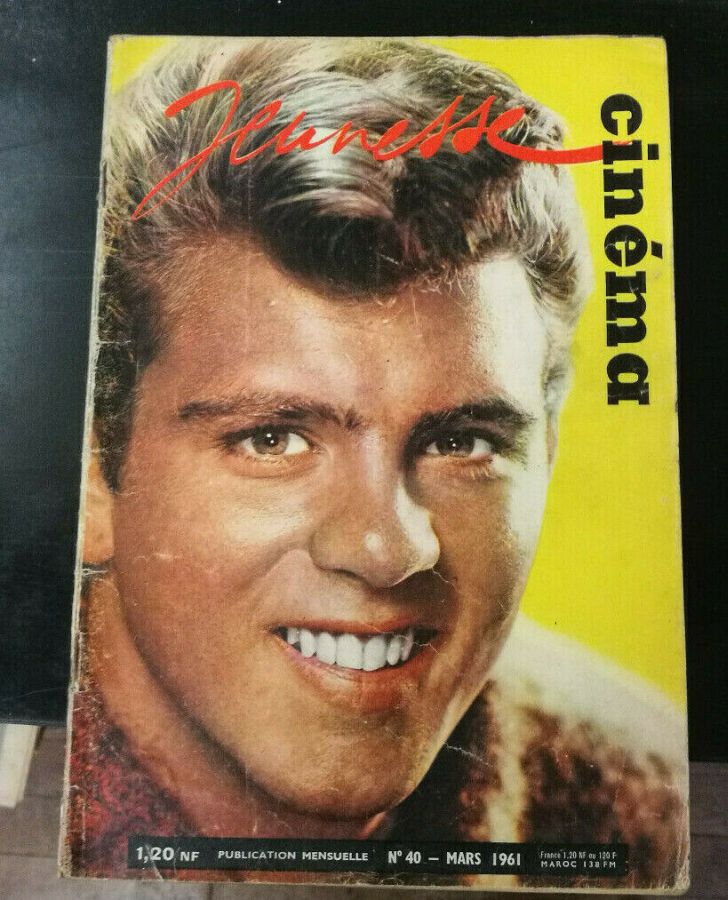 JEUNESSE CINEMA magazine side cover Issue 40 March 1961