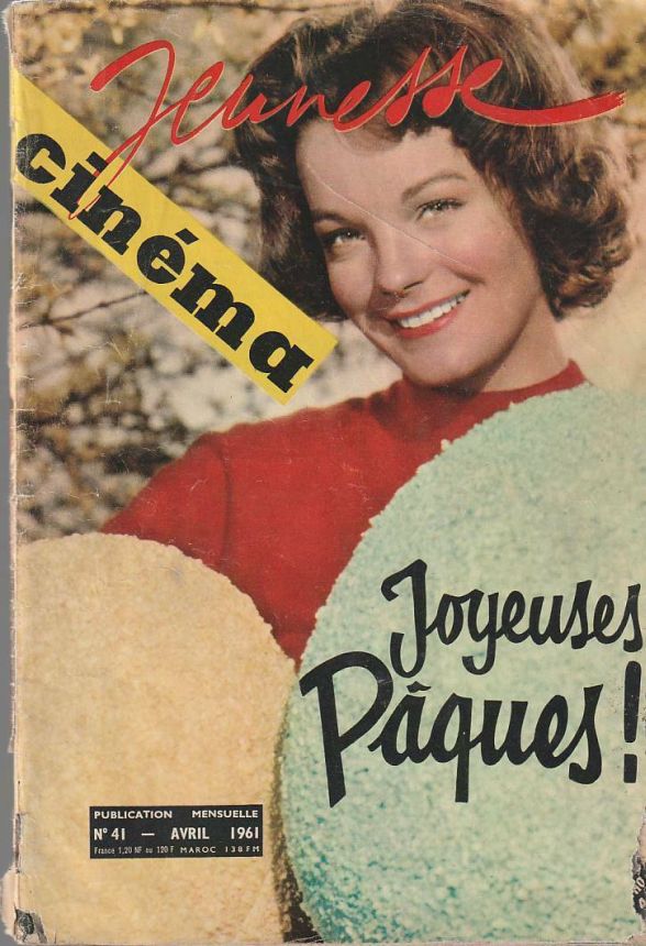 JEUNESSE CINEMA magazine side cover Issue 41 April 1961