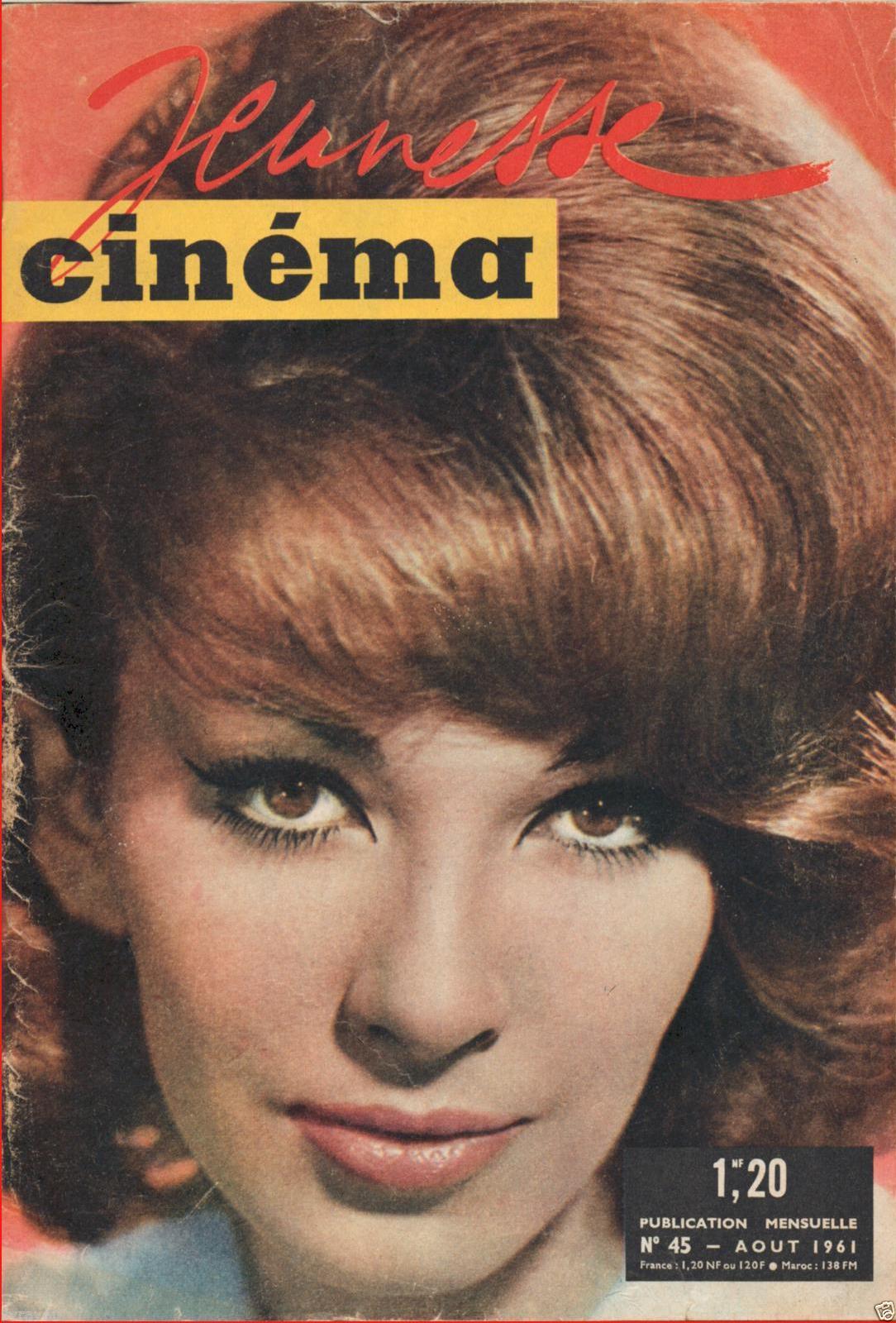 JEUNESSE CINEMA magazine side cover Issue 45 August 1961