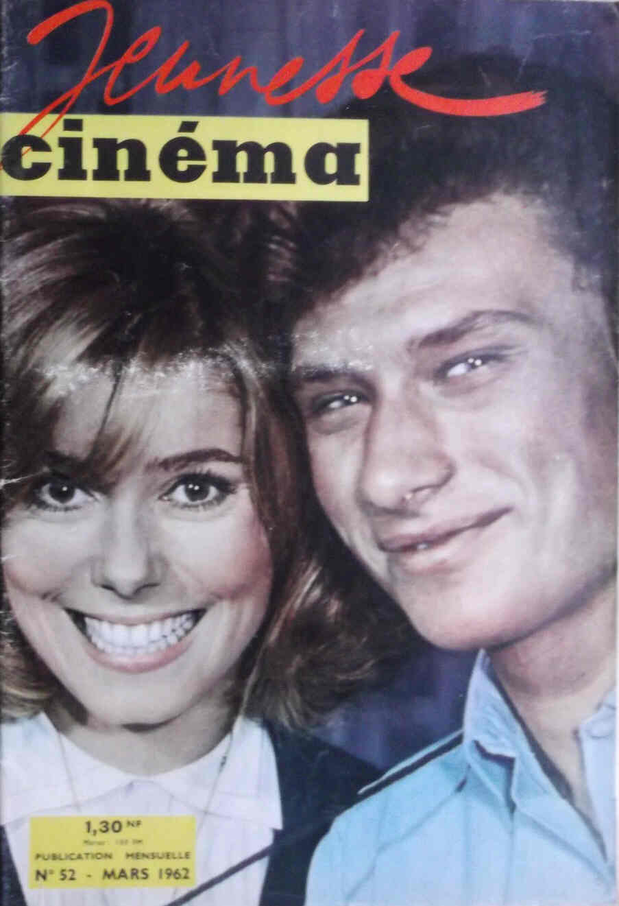JEUNESSE CINEMA magazine side cover Issue 52 March 1962