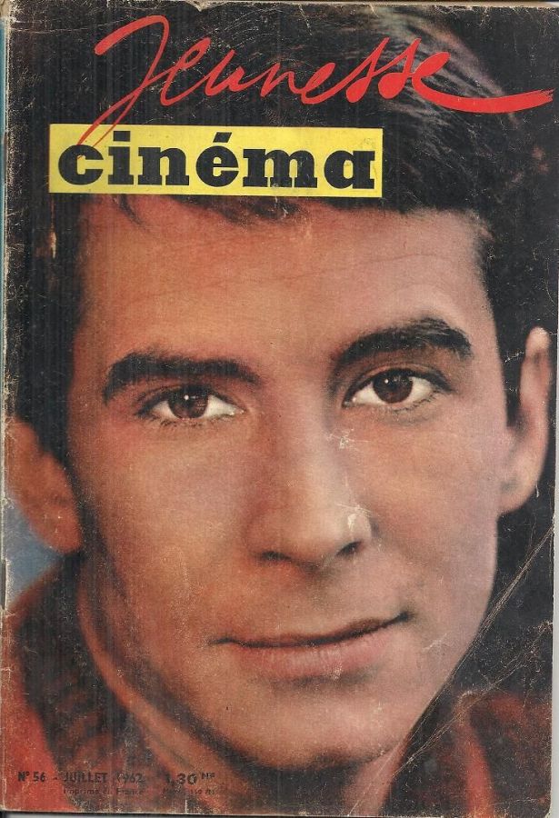 JEUNESSE CINEMA magazine side cover Issue 56 July 1962