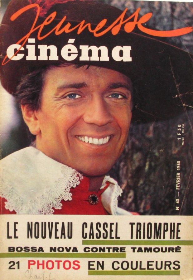 JEUNESSE CINEMA magazine side cover Issue 63 February 1963