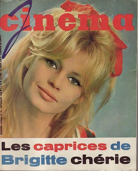 JEUNESSE CINEMA magazine side cover Issue 70 September 1963