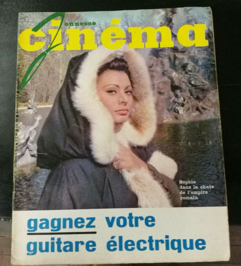 JEUNESSE CINEMA magazine side cover Issue 73 December 1963