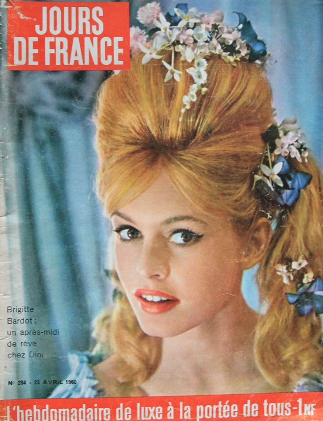 JOURS DE FRANCE magazine side cover Issue 284 23 April 1960
