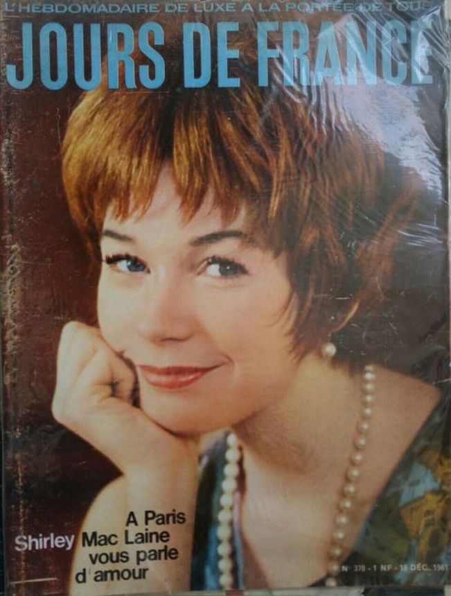 JOURS DE FRANCE magazine side cover Issue 370 16 December 1961