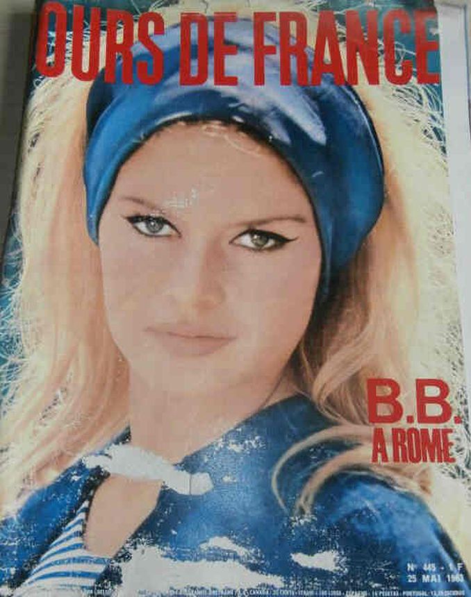 JOURS DE FRANCE magazine side cover Issue 445 25 May 1963