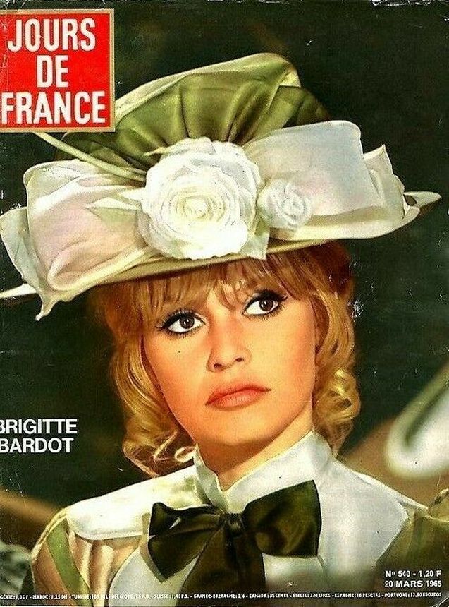 JOURS DE FRANCE magazine side cover Issue 540 20 March 1965