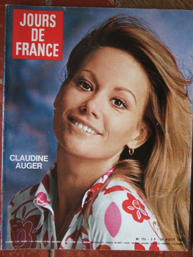 JOURS DE FRANCE magazine side cover Issue 715 24 August 1968