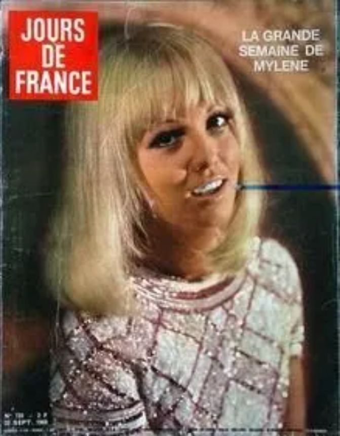 JOURS DE FRANCE magazine side cover Issue 720 28 September 1968