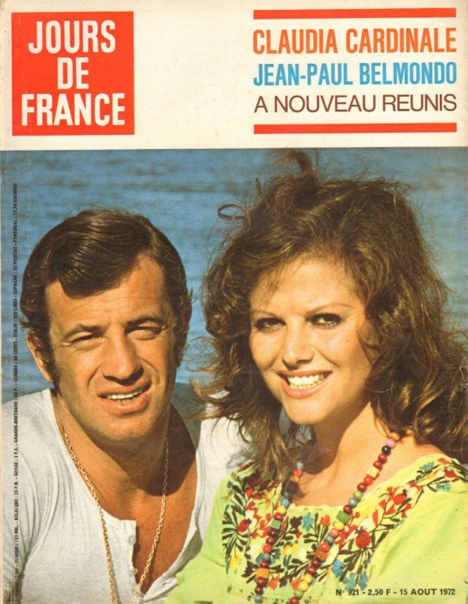JOURS DE FRANCE magazine side cover Issue 921 15 August 1972