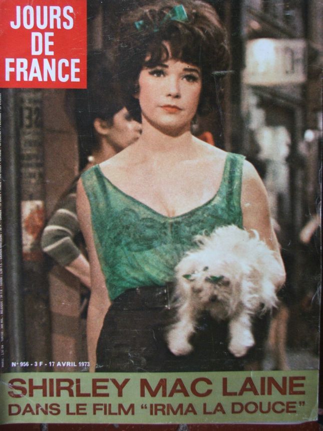 JOURS DE FRANCE magazine side cover Issue 956 17 April 1973
