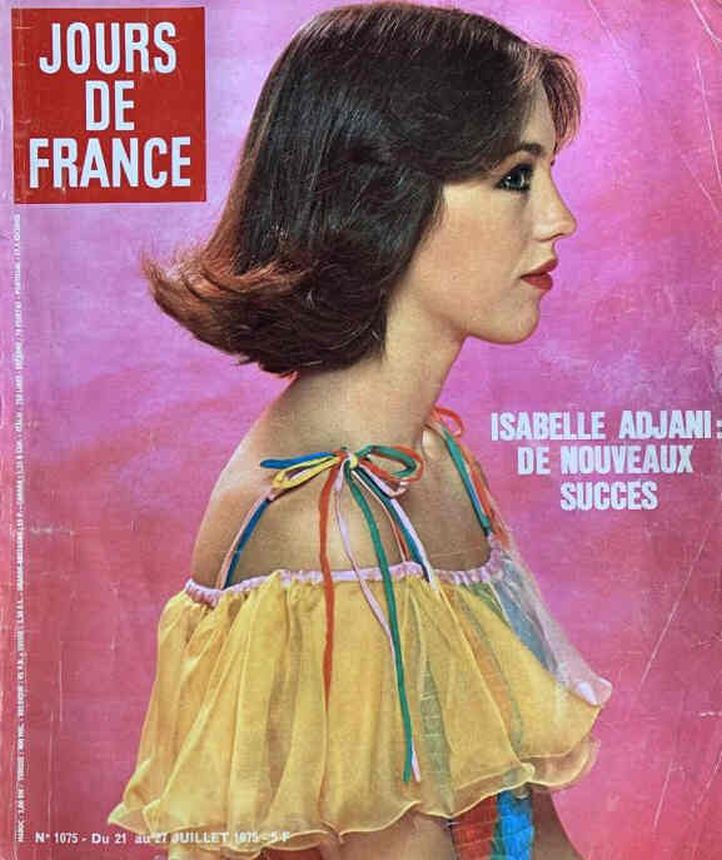 JOURS DE FRANCE magazine side cover Issue 1075 21 July 1975