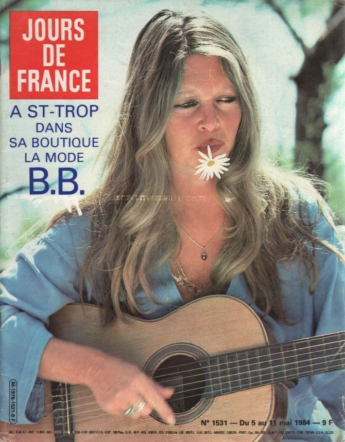 JOURS DE FRANCE magazine side cover Issue 1531 5 May 1984