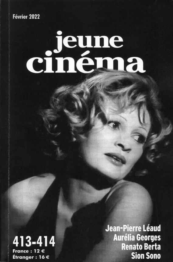 JEUNE CINEMA magazine side cover Issue 413-4  February 2022