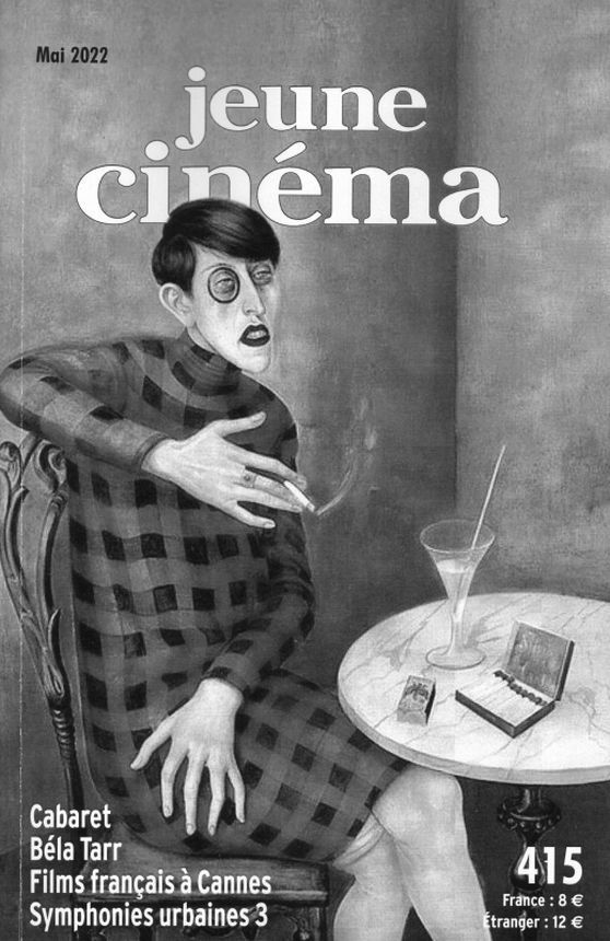 JEUNE CINEMA magazine side cover Issue 415  May 2022