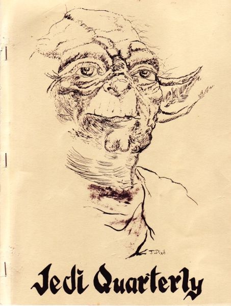 JEDI QUARTERLY magazine side cover Issue 2 Spring 1982