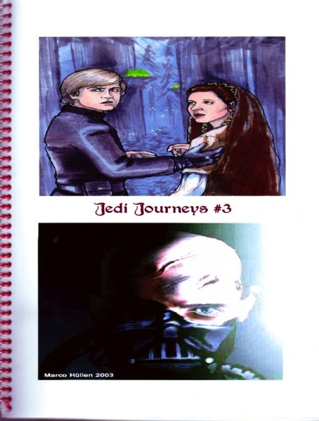 JEDI JOURNEYS magazine side cover Issue 3  2004