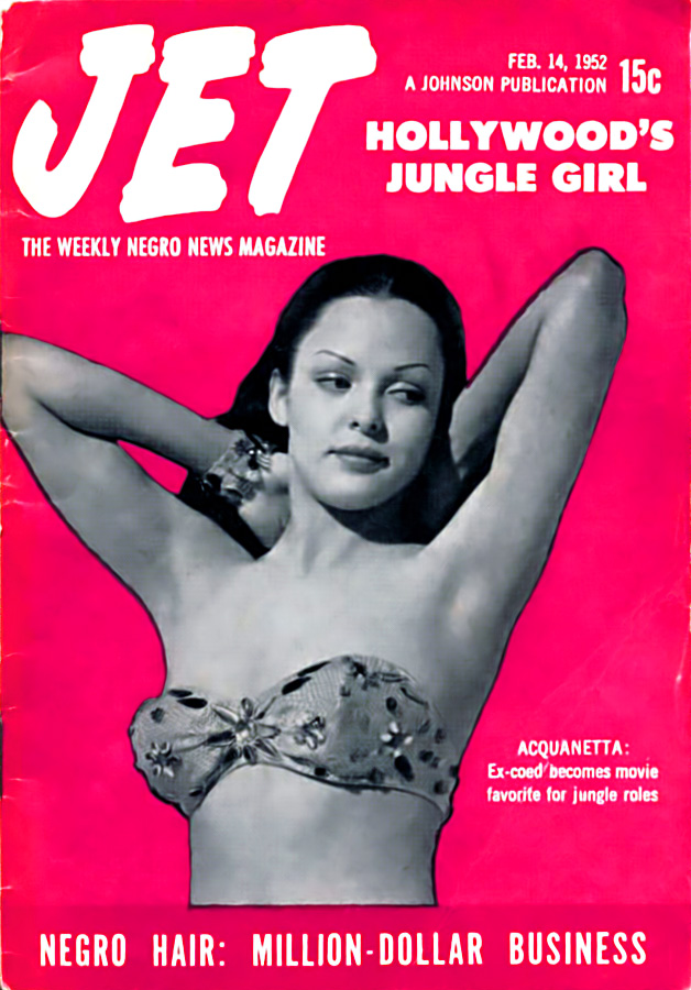 JET USA magazine side cover 14 February 1952