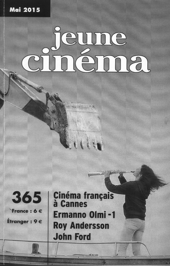 JEUNE CINEMA magazine side cover Issue 365 May 2015
