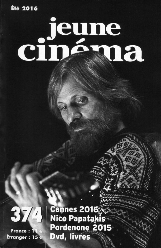 JEUNE CINEMA magazine side cover Issue 374 Summer 2016