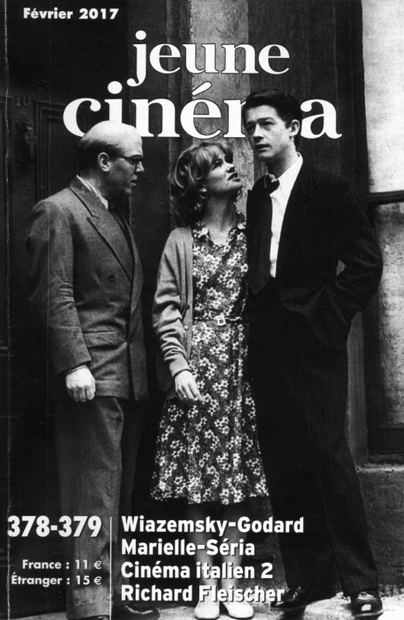 JEUNE CINEMA magazine side cover Issue 378/9 February 2017