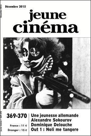 JEUNE CINEMA magazine side cover Issue 369/370 December 2015