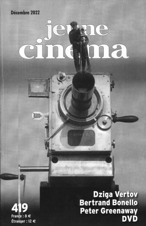 JEUNE CINEMA magazine side cover Issue 419  December 2022