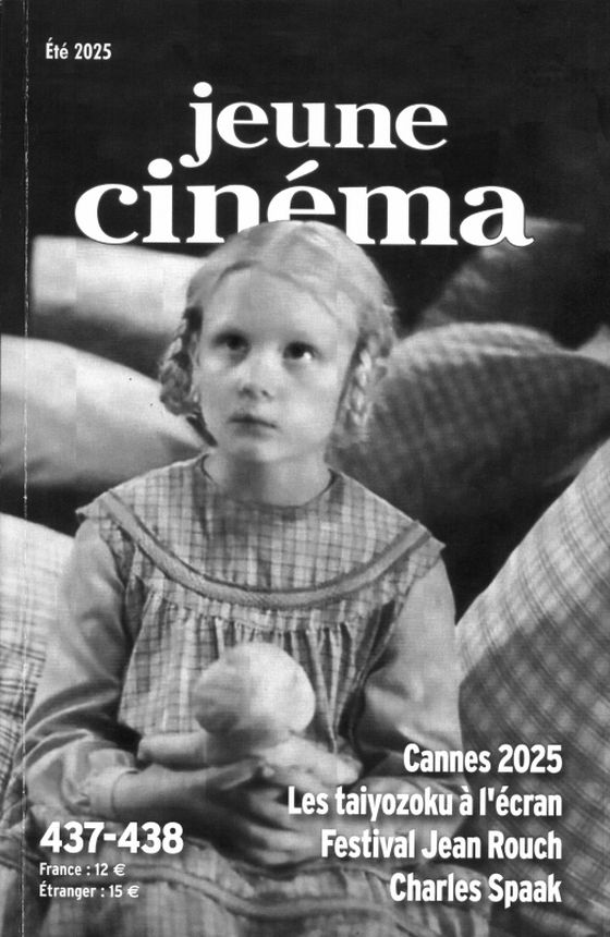 JEUNE CINEMA magazine side cover Issue 437-8 Summer 2025