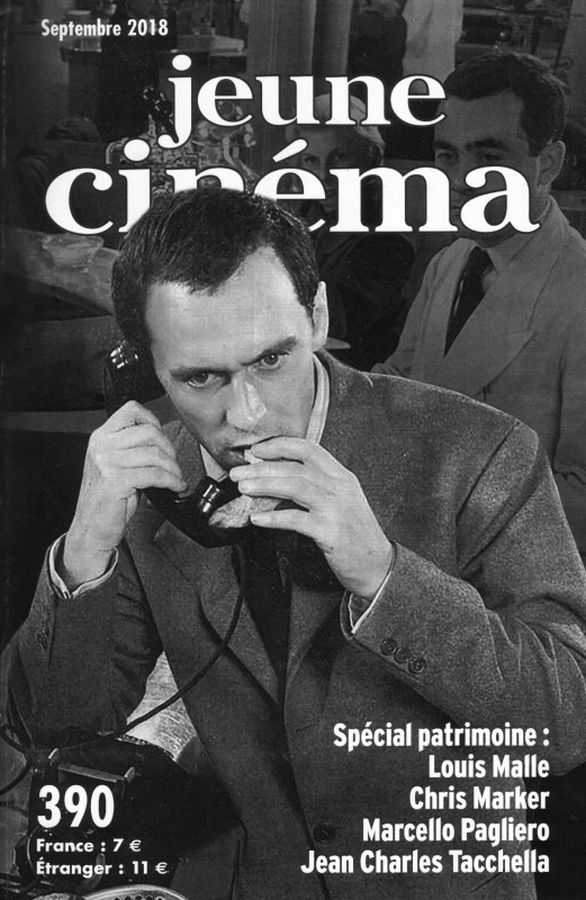 JEUNE CINEMA magazine side cover Issue 390  September 2018